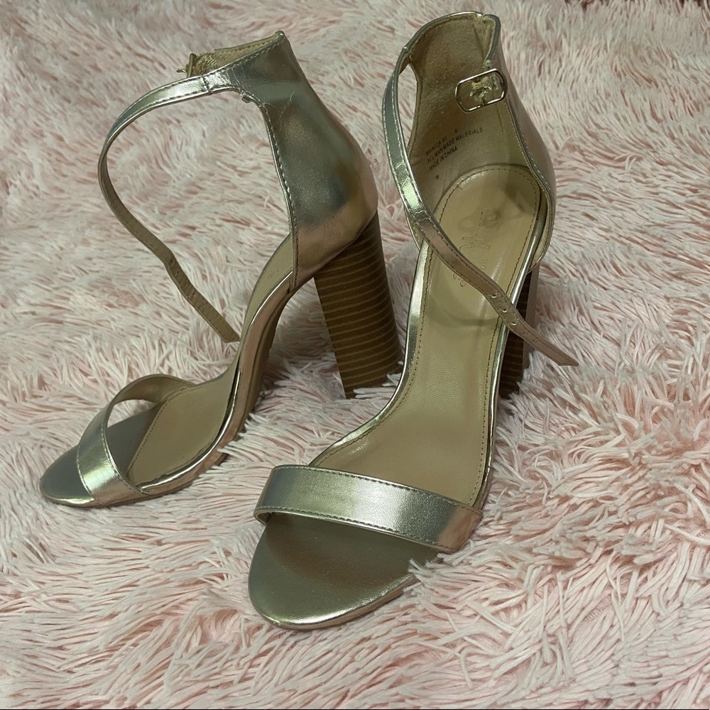 Gold heels